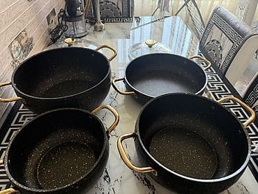 pec soba: Qazan, rəng - Qara, Qranit — 5
