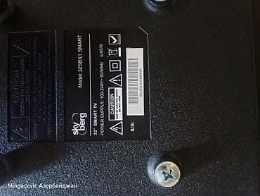 115 ekran tv: Skyberg 32SBX1 SMART – 32" Smart TV Xüsusiyyətlər: - Ekran: 32 düym - — 1
