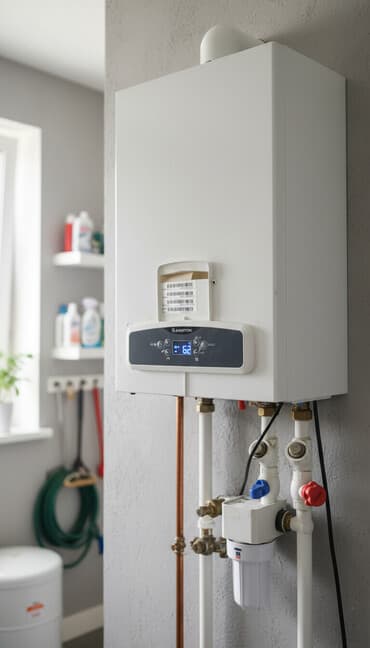 ofis sekilleri: Kombi Ariston 24 kVt — 1