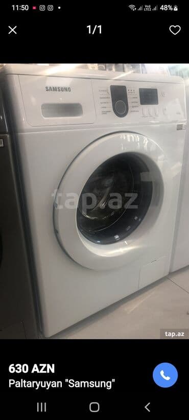 железный диск на 16: Стиральная машина Samsung, 6 кг, Б/у, Автомат, Самовывоз — 2