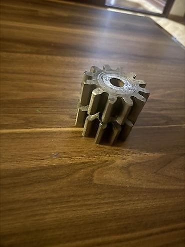 Metaldan ikiqat dişli (spline) dişli çarx - Material: bərk polad — 2