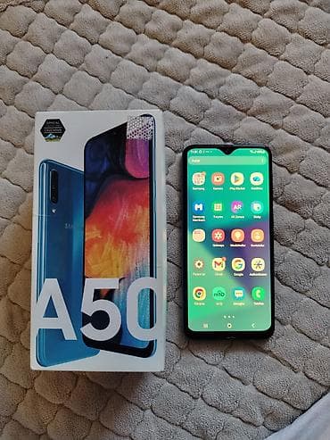 512 gb telefon: Samsung Galaxy A50, 128 GB, rəng - Mavi, Barmaq izi — 2