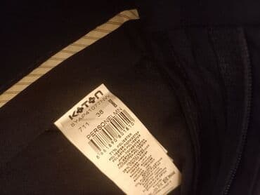 qaqa şalvarları: Классические Мужские брюки, M, цвет - Черный — 4