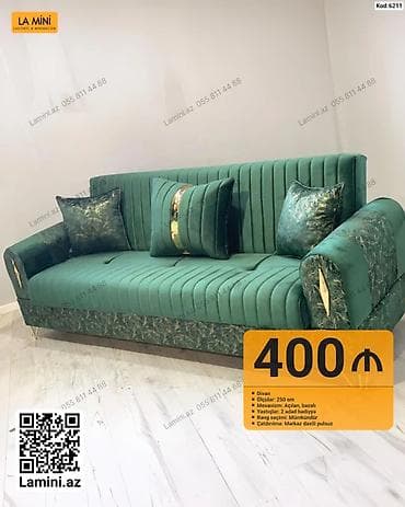acilan divan: Model: Kod 6211 – La Mini Məhsul: Divan - Ölçü: 250 sm - Mexanizm — 1