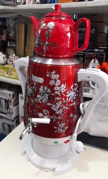 iran sobaları işlənmiş: Elektrik Samovar, 5 l, Pulsuz çatdırılma — 1