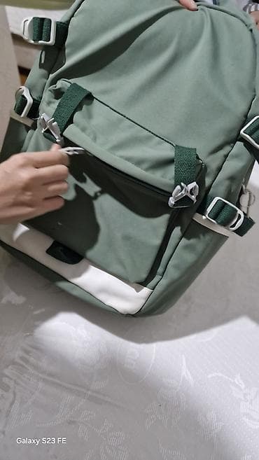 бигсер спорт борцовки: Məhsul: YOURBACKPACK Trend bel çantası - Rəng: zeytun-yaşıl, ağ — 3