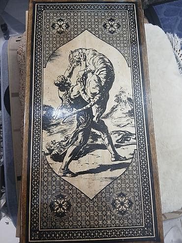 Спортивные игры: + 3 azn das ve zerler Ağacdan hazırlanmış qravürlü nərd/şamtaxta dəsti — 7