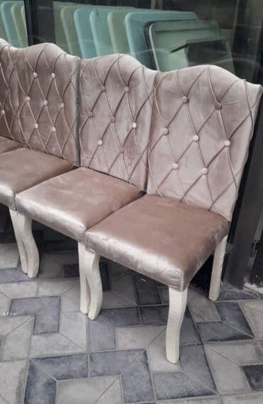 zerif cayi: Для гостиной, Новый, Нескладной, цвет - Серый Стул — 4