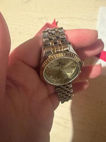 qol saatlari qadin ucun: Qol saatı, rəng - Qızılı — 4