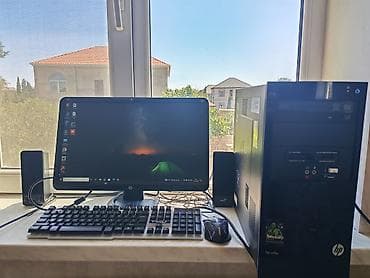 avto manitorlar: HP stolüstü kompüter komplekti Tərkib: - HP Elite 7300 Series MT — 1