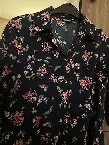 qaqa geyimi: Qadın köynəyi – Darkwin.Türkiyə məhsuludur, ütüyə ehtiyacı olmur,gül — 4