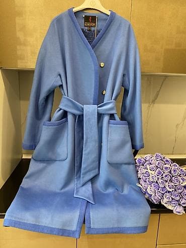 drap paltolar: Palto, Mavi, Standart, rəng - Mavi — 2