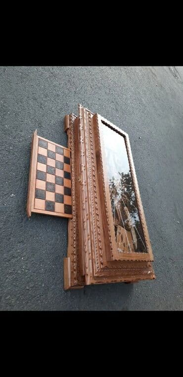 каркасные бассейны в баку: Məhsul: Taxta nərd taxtası (oyma və bəzəkli) - Material: Tam qoz — 12