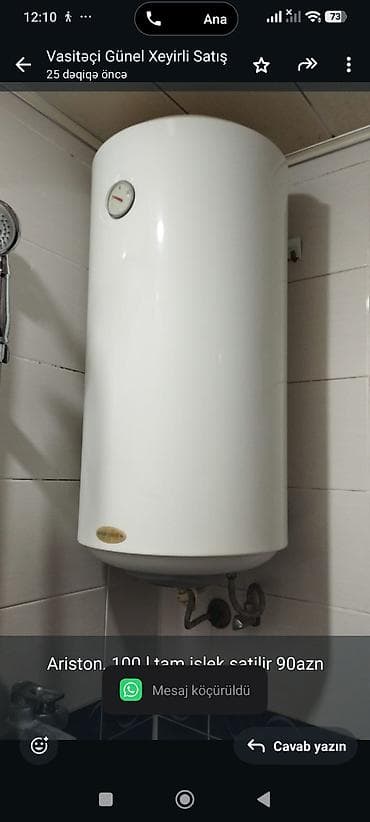 Ariston. 100 l tam.islek satilir 90azn Qarayev Gunel1 at lalafo.az Ariston. 100 l tam.islek satilir 90azn Qarayev Gunel1