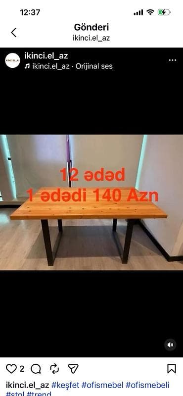 taxta döşəmə: Açılmayan, Taxta, Dördbucaq masa — 1
