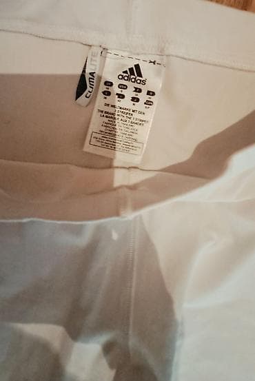 adidas: Şort, Adidas, M, rəng - Ağ — 2