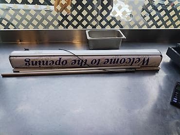 Reklam lövhələri: Salam işlənmiş rol up satıram istəyən Nərimanov Əhməd Rəcəblidən gəlib — 1