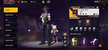 Free Fire MAX oyun hesabı - Profil adı: YUSİF_PRO✓ - UID: 7763555006