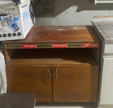 yığılıb açılan stol: Tv stend şəklində skaf — 1