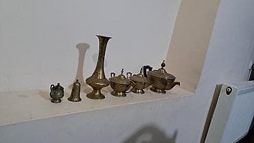 mis caydan: Şərq üslubunda bəzək üçün mis-pirinç dəst - Tərkib: 6 ədəd dekorativ — 2