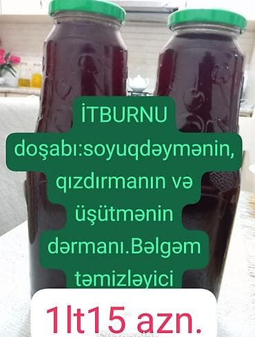 ickiler: Məhsul: İtburnu doşabı (öz məhsulumuz) Təsvir: - Təmizlənmiş — 2