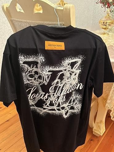 kofta modelleri: Futbolka, Louis Vuitton, M, rəng - Qara — 3