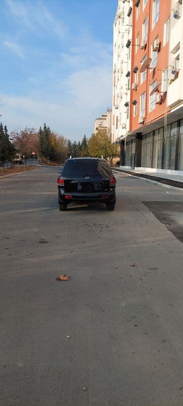 volkswagen с пробегом: Hyundai Santa Fe, qara rəng, 5 yerlik SUV. 2004 santafedi 2 turbo — 6