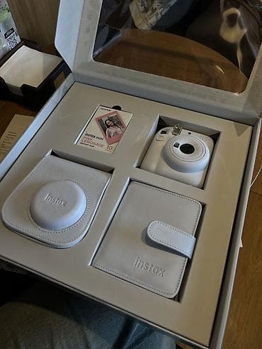 z6 mini: Fujifilm Instax Mini dəst - Ağ rəngdə Instax Mini ani fotoaparat - — 1