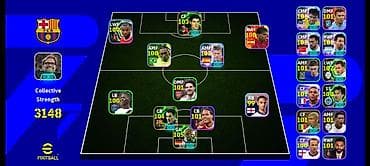 kolleksiya: EFootball komandası – yüksək reytinqli hesab - Klub teması: Barcelona — 2