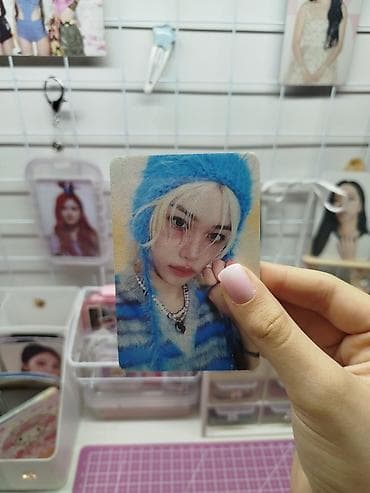 K-pop fotokart kolleksiyası – 4 ədəd son şəkildə qeyd edildiyi kimi — 3