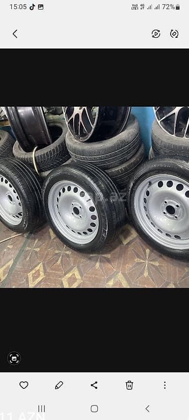 teker 16 type 1: Təkərlər və disk dəsti - Ölçü: 205/55 R16 - Növ: Yay (asfalt üçün — 4