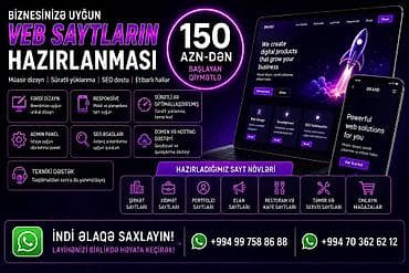 lovhə qiyməti: Veb saytların hazırlanması — 1