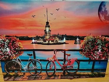 plasdik qapi pencere: LED işıqlı divar tabloları – İstanbul mövzusu - Mövzu: Taksim–Tünel — 10