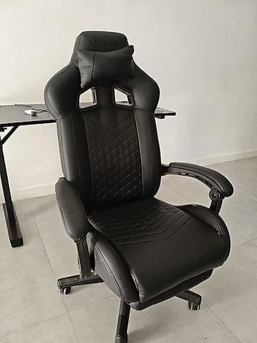riad mebel: LEGENД brendli qara gaming/ofis kreslosu - Yarış tipli ergonomik — 4
