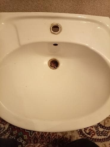 candan ütü: Keramik əl-üz yuma lavabosu - Material: səmintifli keramik (porşelen — 2