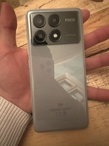 ayfon 5 es: Poco X6 Pro 5G, 512 GB, rəng - Gümüşü, Zəmanət, Sensor, Barmaq izi — 4