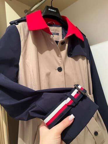 женский плащ новая: Плащ, Tommy Hilfiger, L — 3