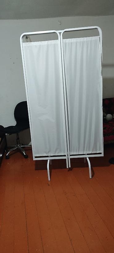 pərdə: Tibbi paravan – 3 bölməli, qatlana bilən. - Metal konstruksiya: ağ — 2