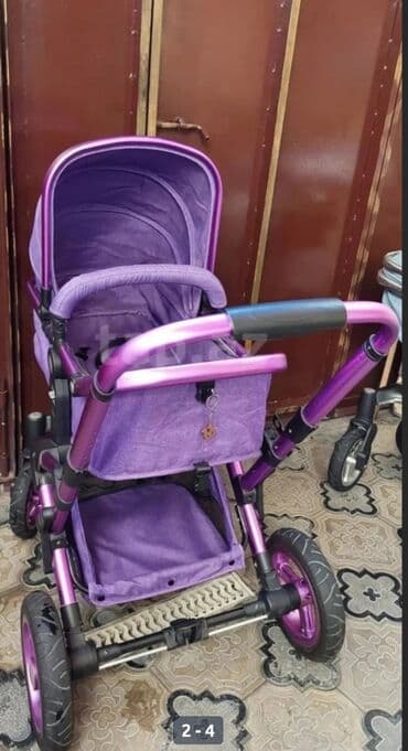 cybex uşaq arabası: Uşaq arabası – bənövşəyi rəng - Yüngül, möhkəm alüminium çərçivə - — 1