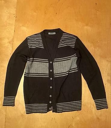 jaket kişi: - Məhsul: Kişi kardiqanı - Brend etiketində: Glenbrook - Rəng: Tünd — 1