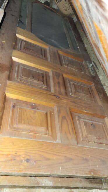 входные двери стекло: Taxta giriş qapısı - Material: tam ağac (kütləvi), klassik panelli — 2