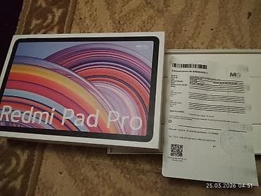 Xiaomi Redmi Pad Pro planşeti Əsas xüsusiyyətlər: - Ekran: Böyük tam