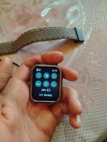 Smart saat, Smart, Sensor ekran, rəng - Boz