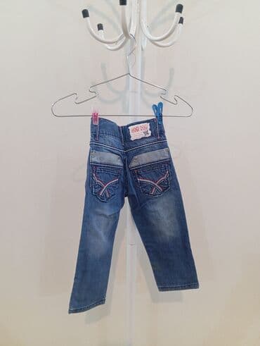 Nənnilər: Uşaq cins şalvarı - Ölçü: 5–6 yaş (şəkildə göstərilib) - Model: Wogi — 2