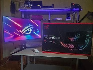 asus i7: ASUS ROG Strix XG249CM az istifadə olunmuş oyun monitoru - Ekran: 24 — 1