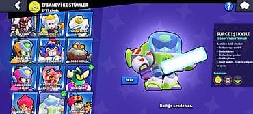 qepik pullar: Brawl Stars hesabı – yüksək səviyyəli və tam kolleksiya - Kupa sayı — 10