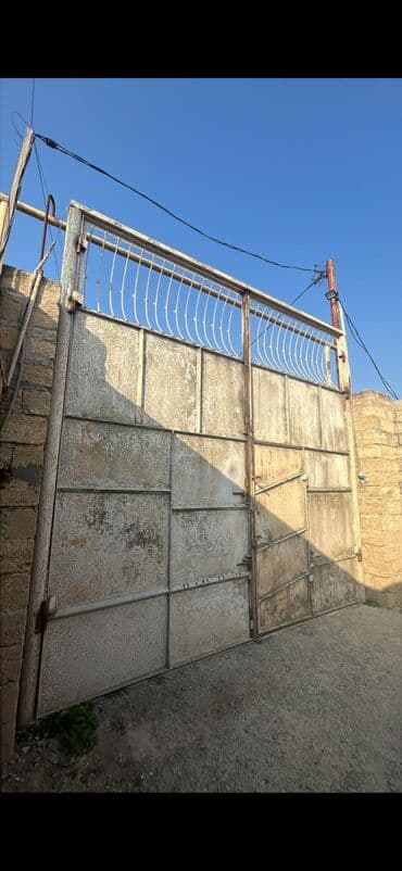 İşlənmiş Dəmir Həyət darvazası, Yana açılan, 4 m, Mexaniki, Şəbəkə ilə, Kredit yoxdur, Ödənişli quraşdırma, Ünvandan götürmə