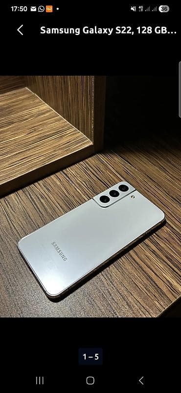 kartinka profil uchun: Samsung Galaxy S22, 128 GB, rəng - Ağ, Simsiz şarj — 4
