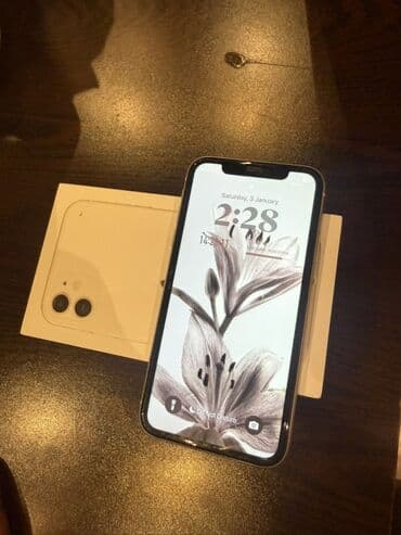 Mobil telefon və aksesuarlar: IPhone 11, 64 GB, Ağ, Face ID — 2