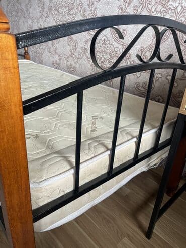 Restoran mebeli: İşlənmiş, Təknəfərlik çarpayı, Bazasız, Siyirməsiz, Azərbaycan — 3